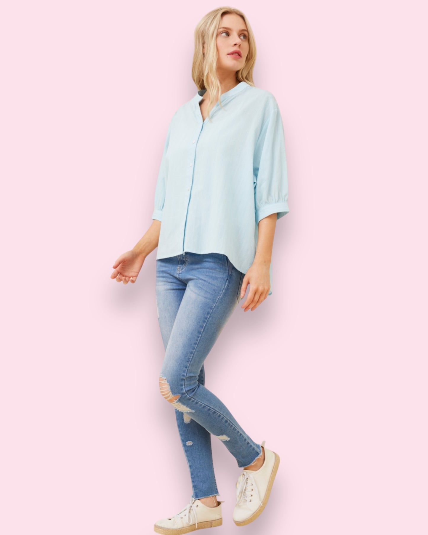 Harper Top - Blue