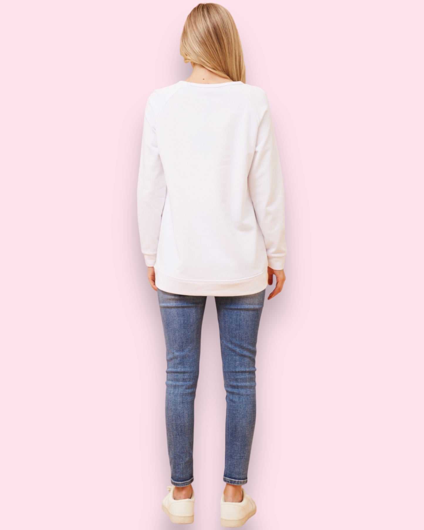 Coco Long Sleeve Tee - White