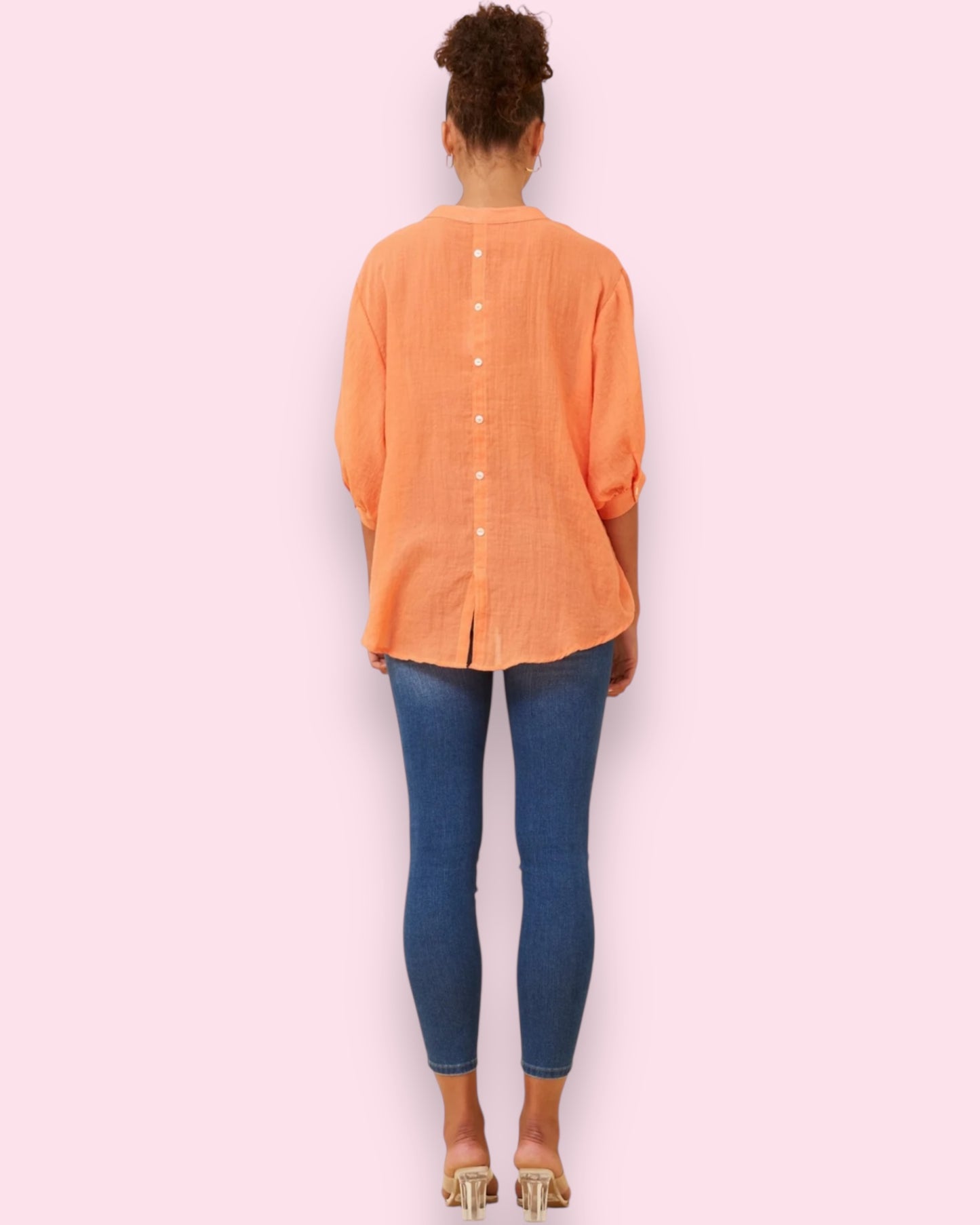 Mia Shirt - Tangerine