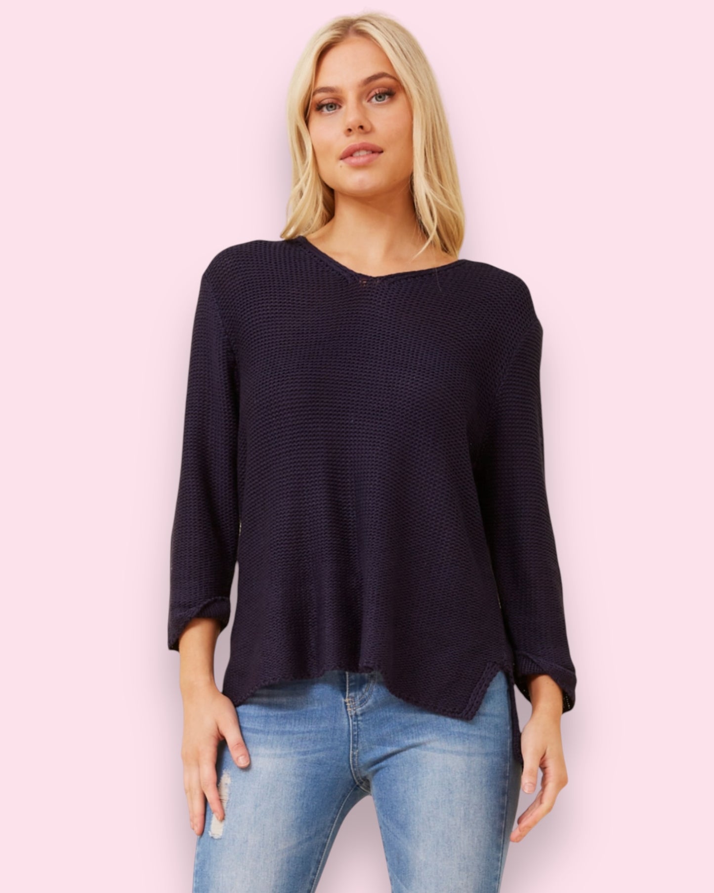 Maddie Knit - Navy