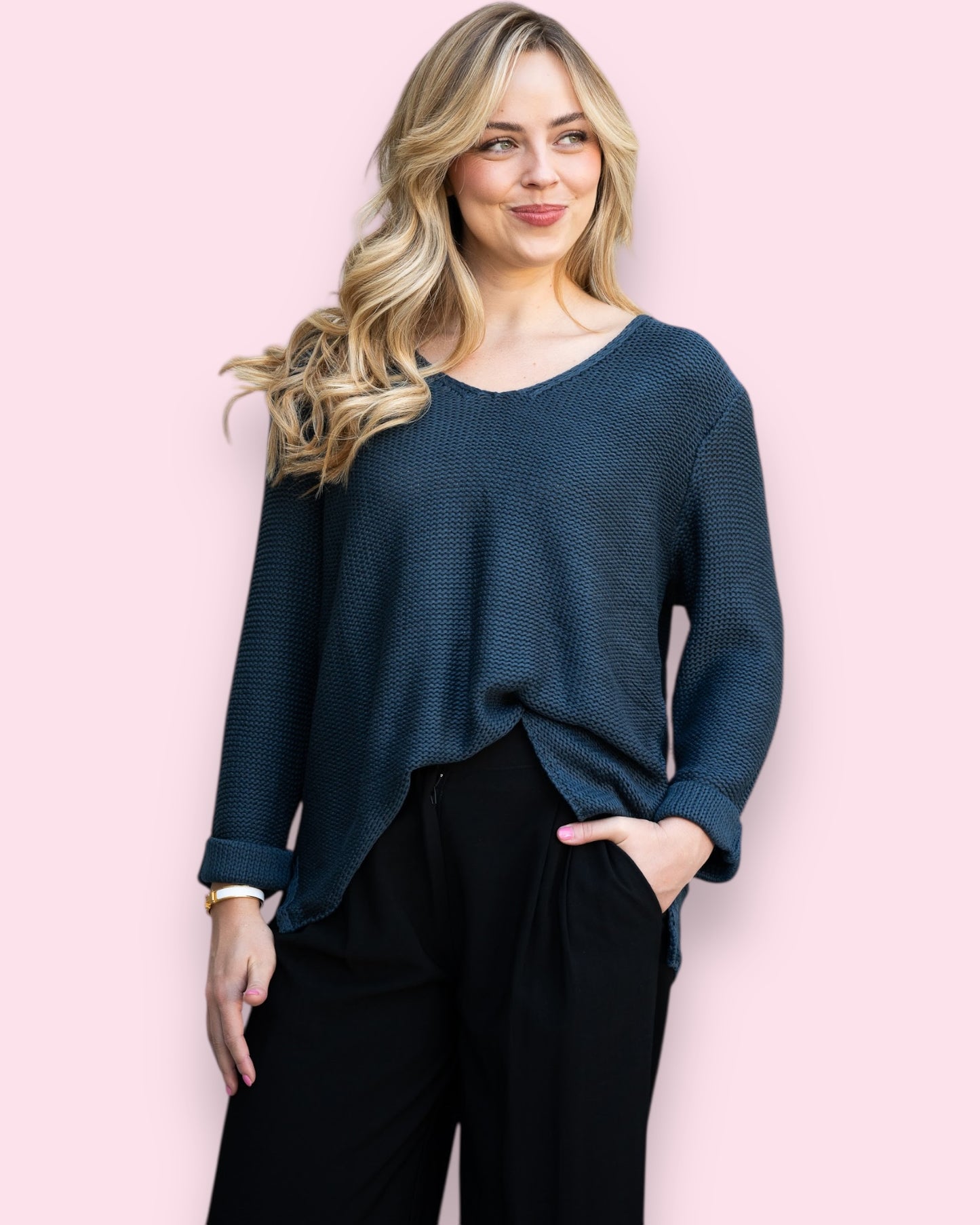 Maddie Knit - Petrol