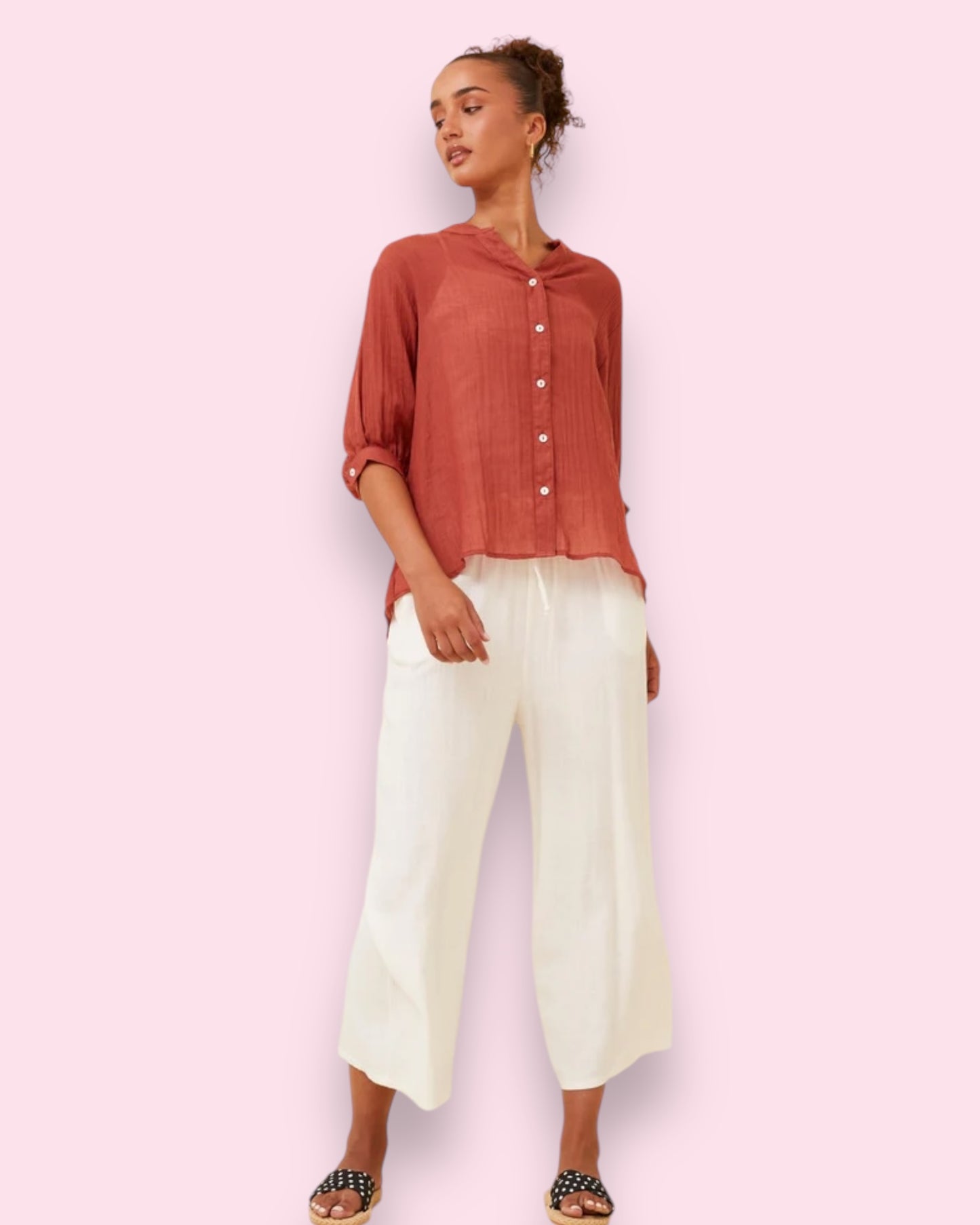 Mia Shirt - Rust