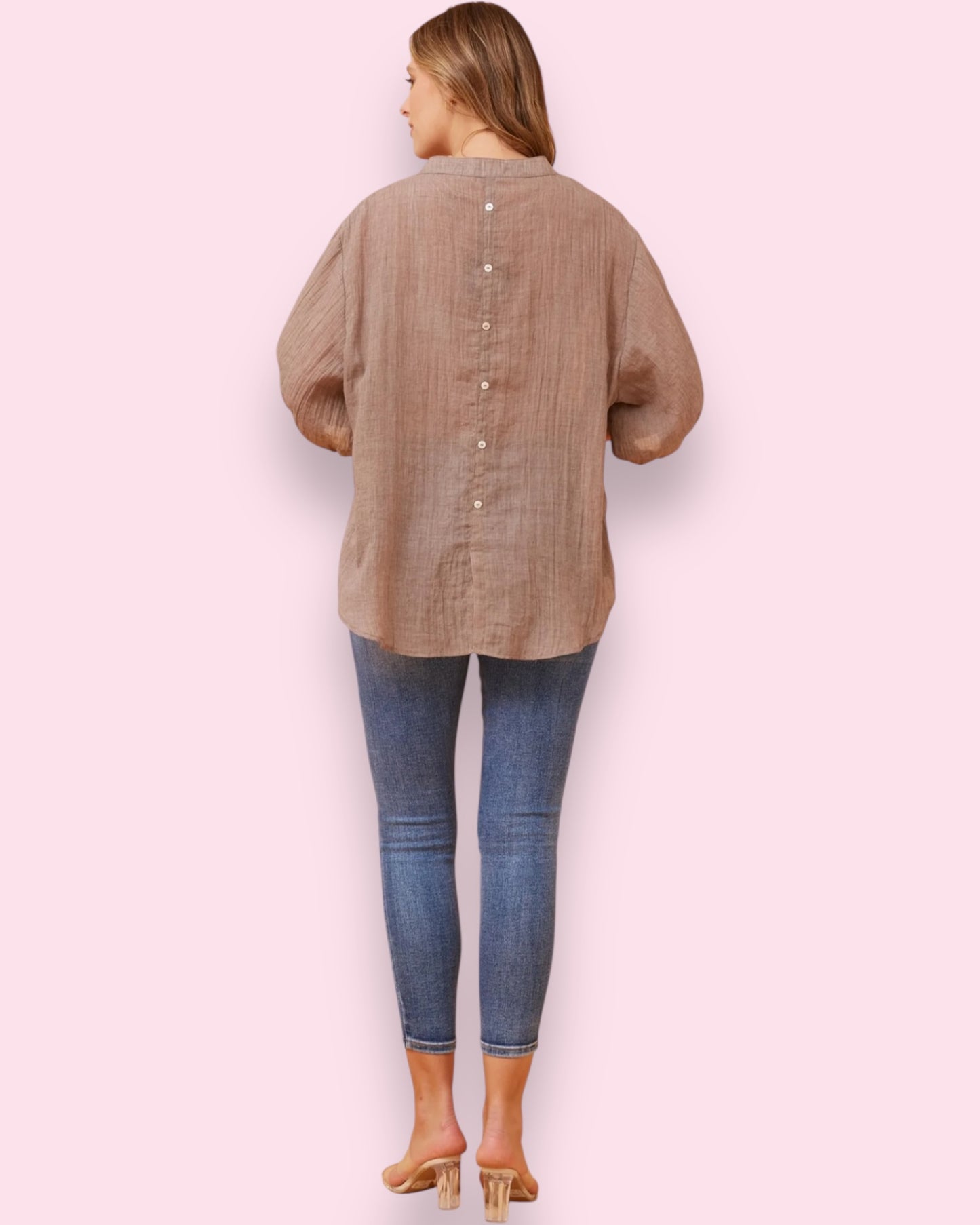 Mia Shirt - Mushroom