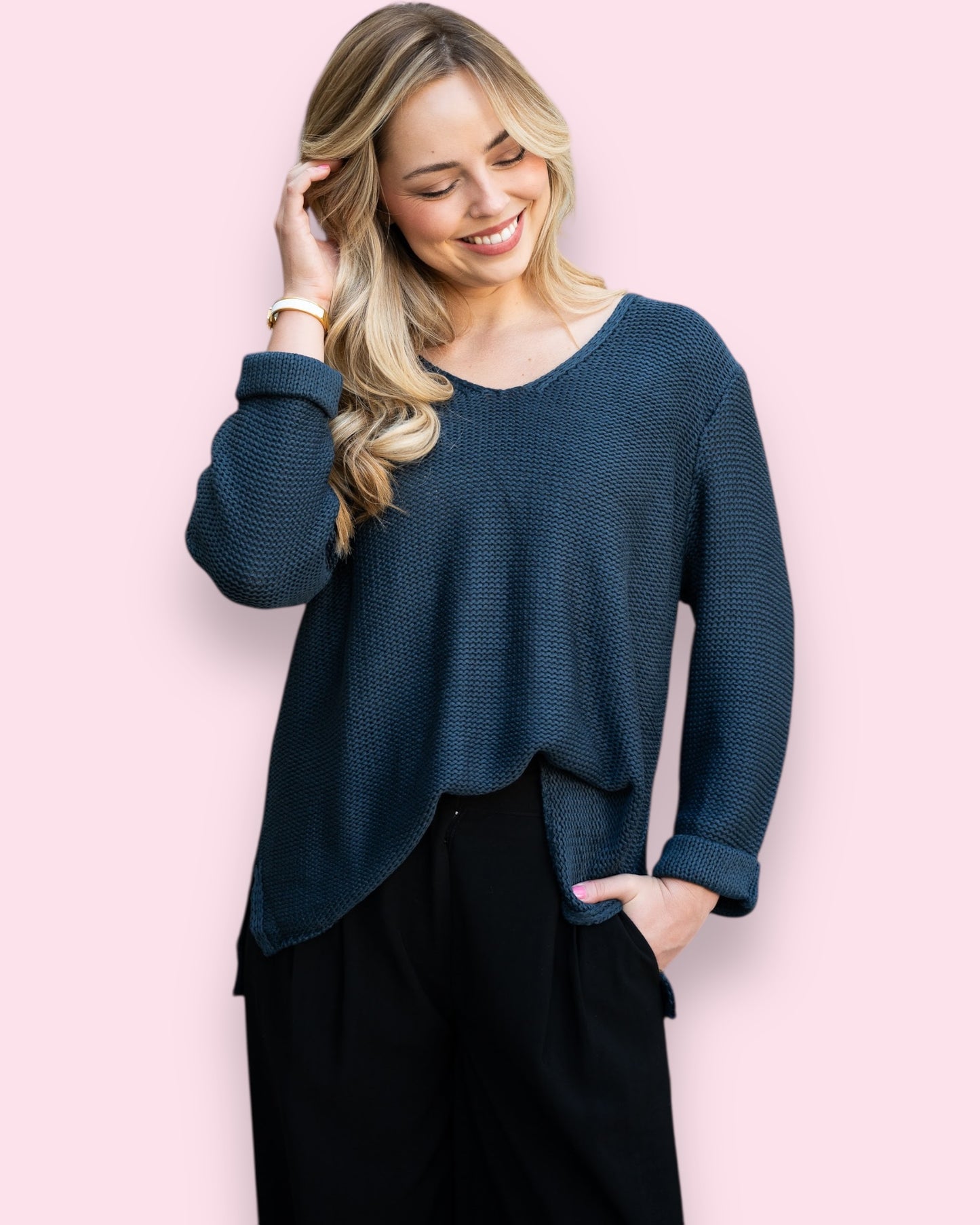 Maddie Knit - Petrol