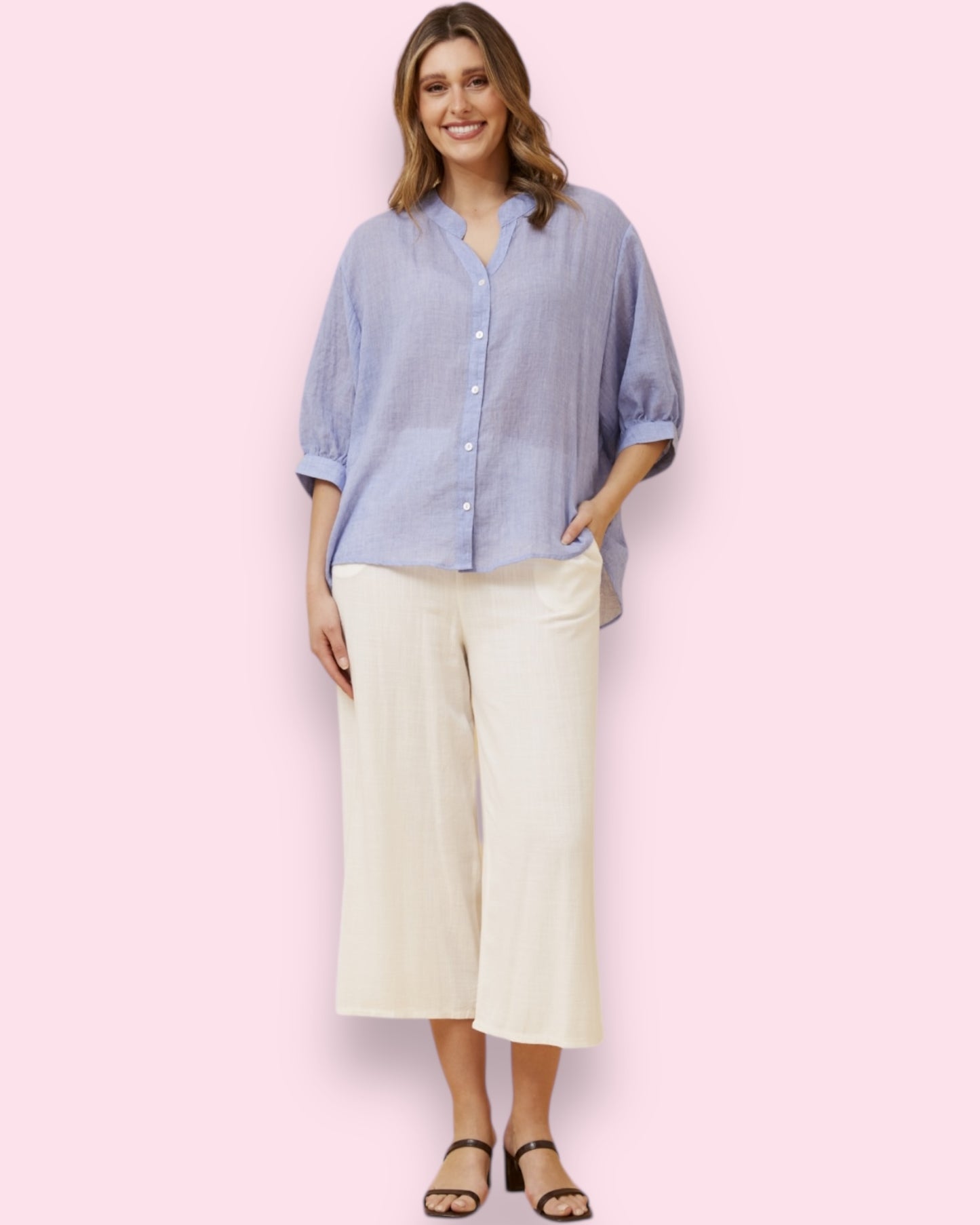Mia Shirt - Indigo