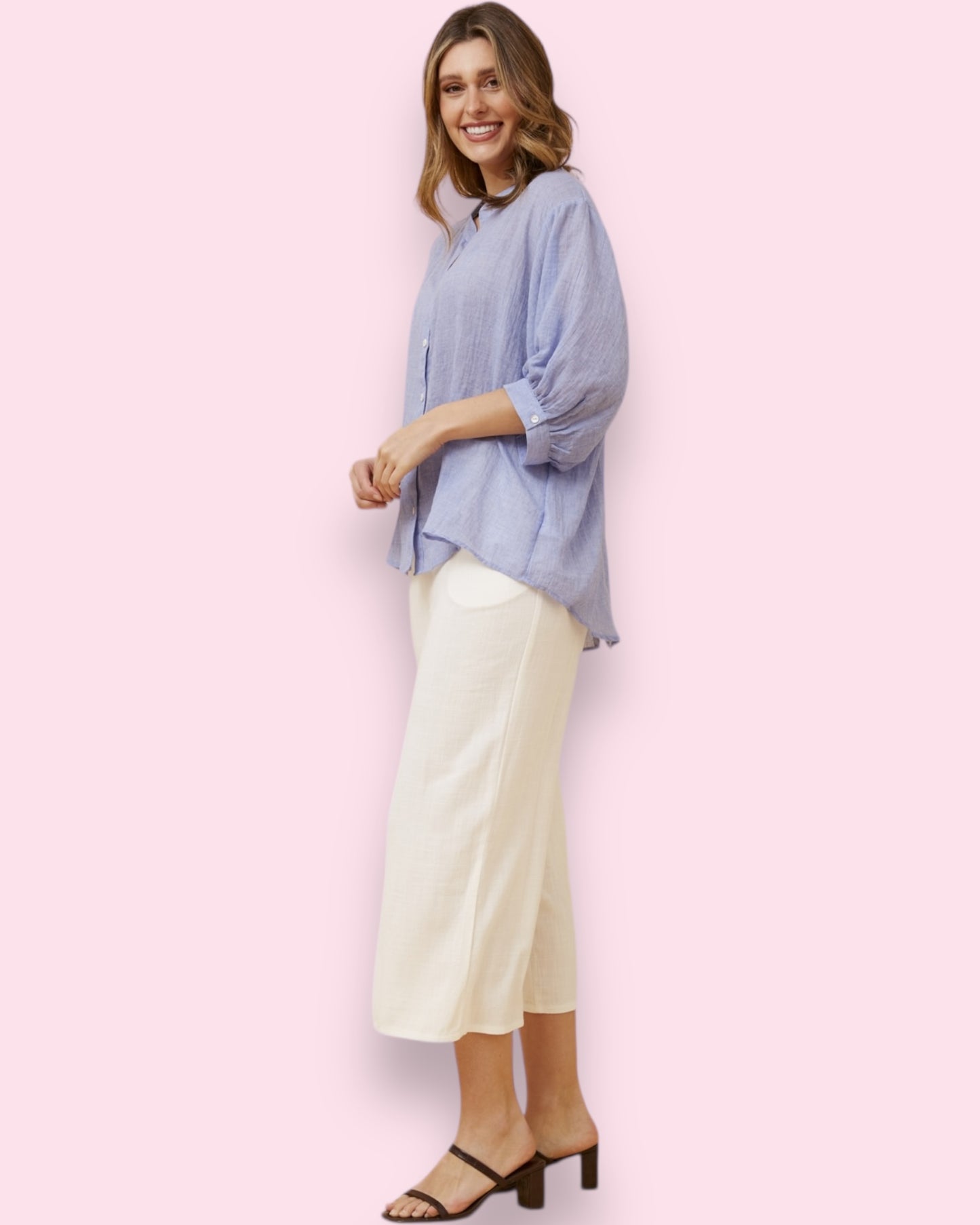 Mia Shirt - Indigo