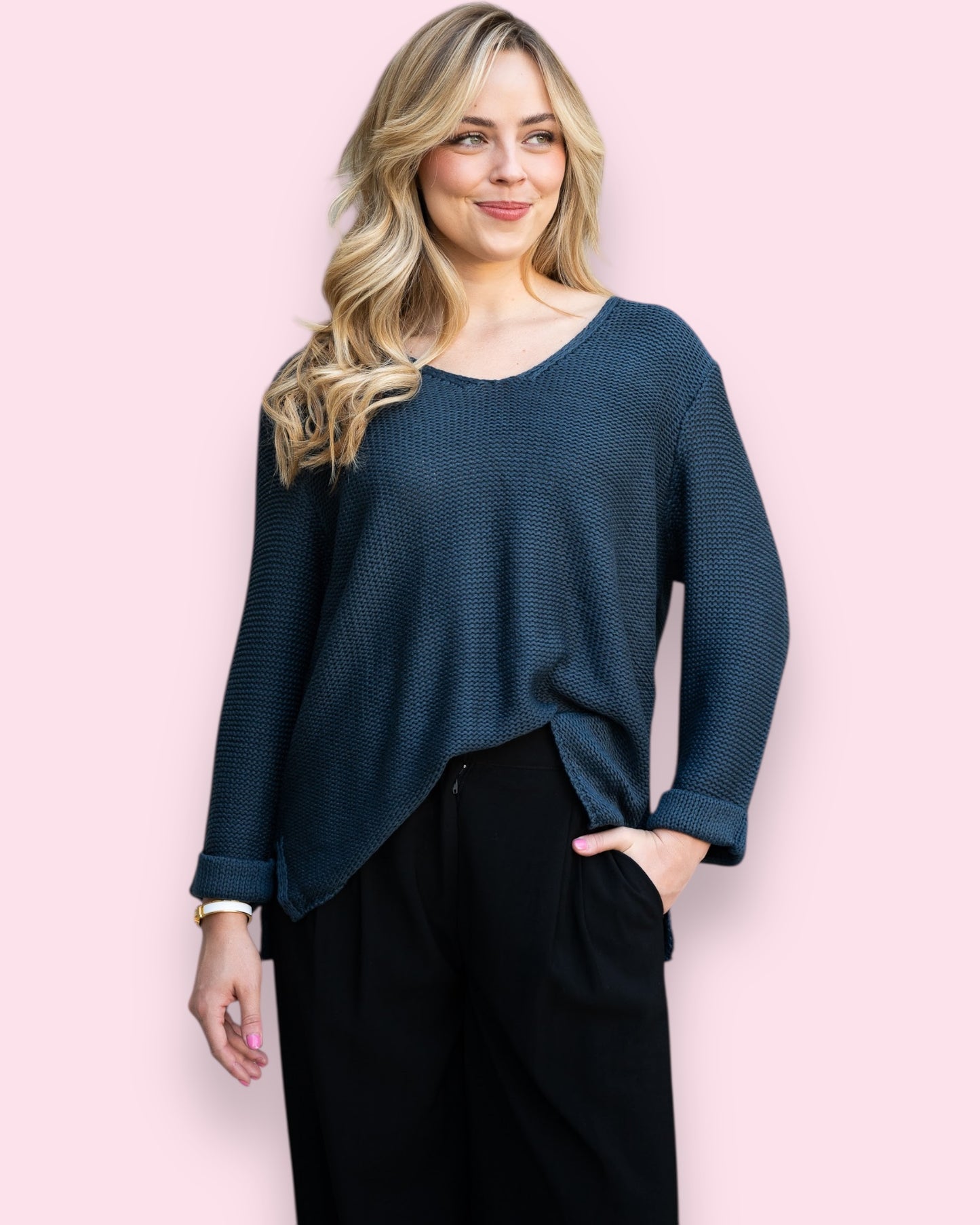 Maddie Knit - Petrol
