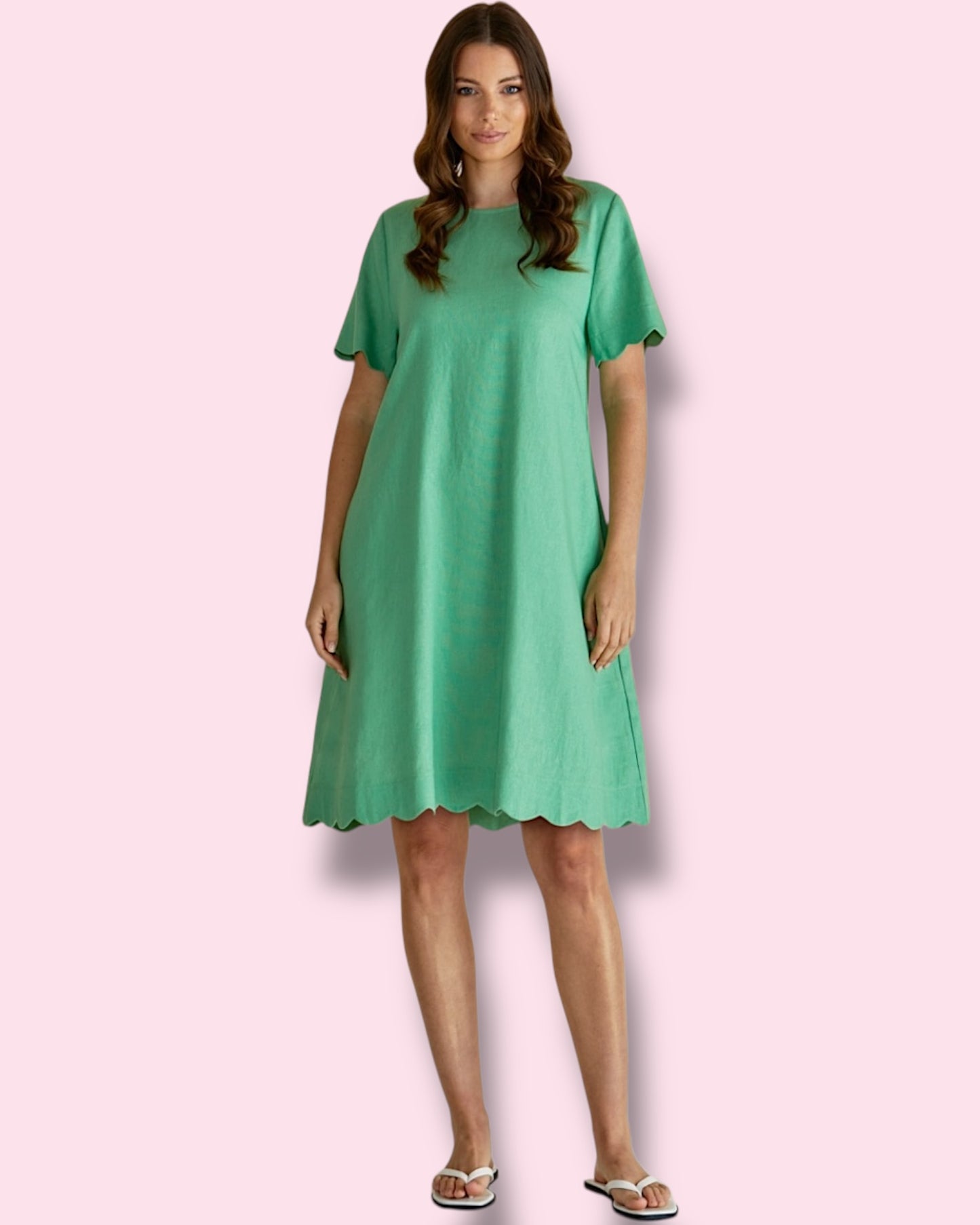 Dawn Shift Dress - Green