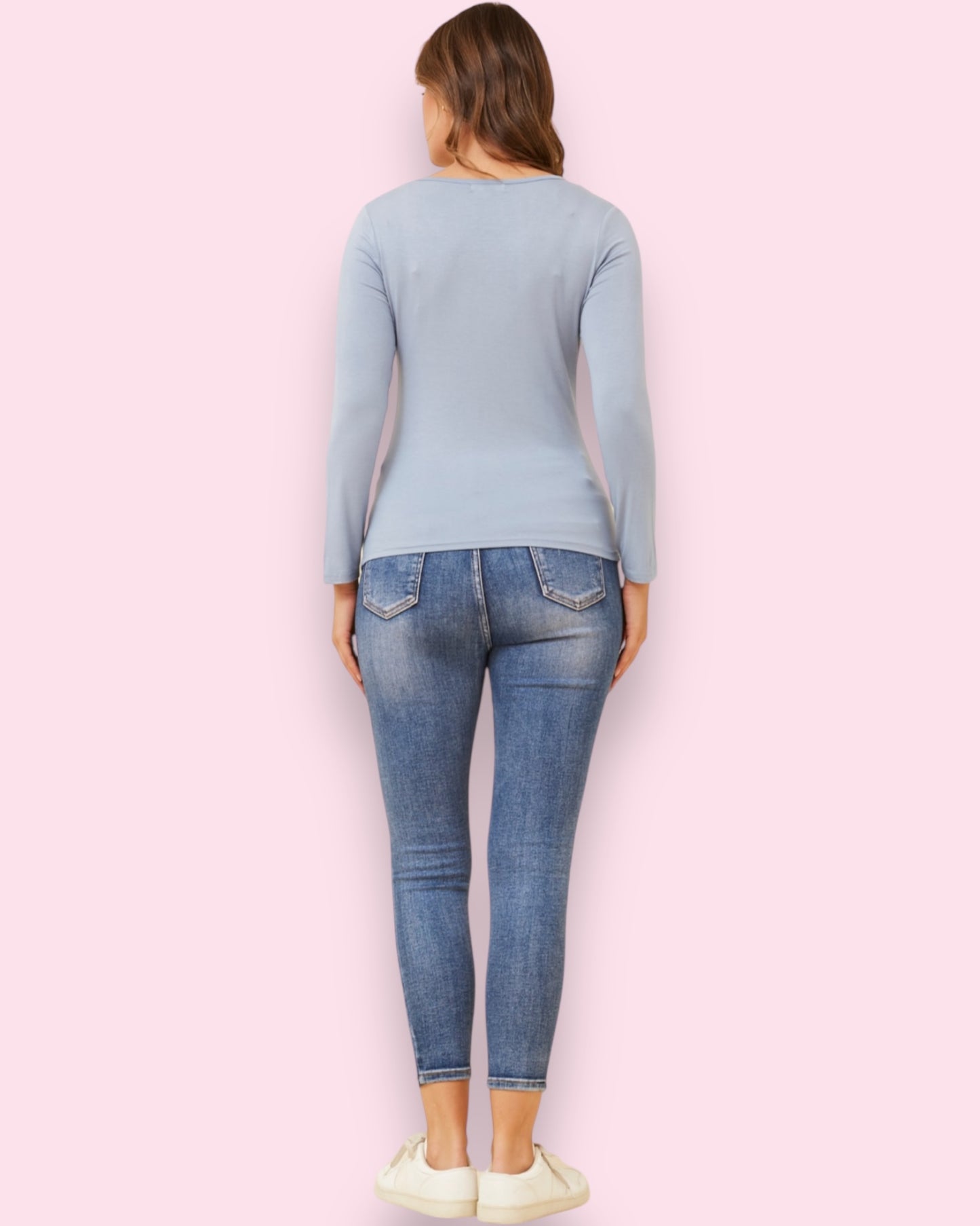 Amity Plain Top - Denim