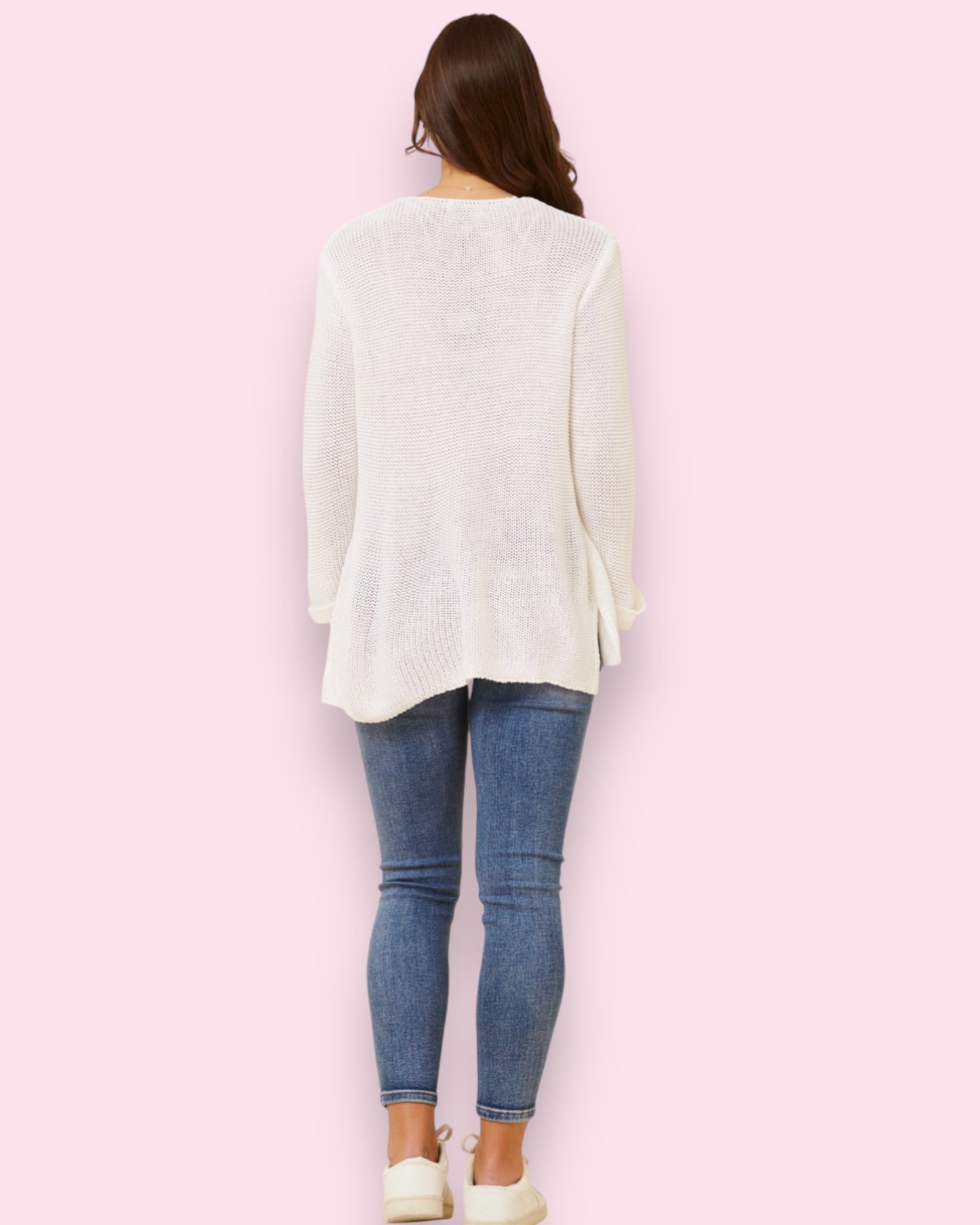 Maddie Knit - White