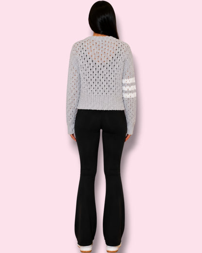 Amanda Button Up Cardigan - Grey