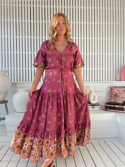 Elsa Maxi Dress - Bee Orchid