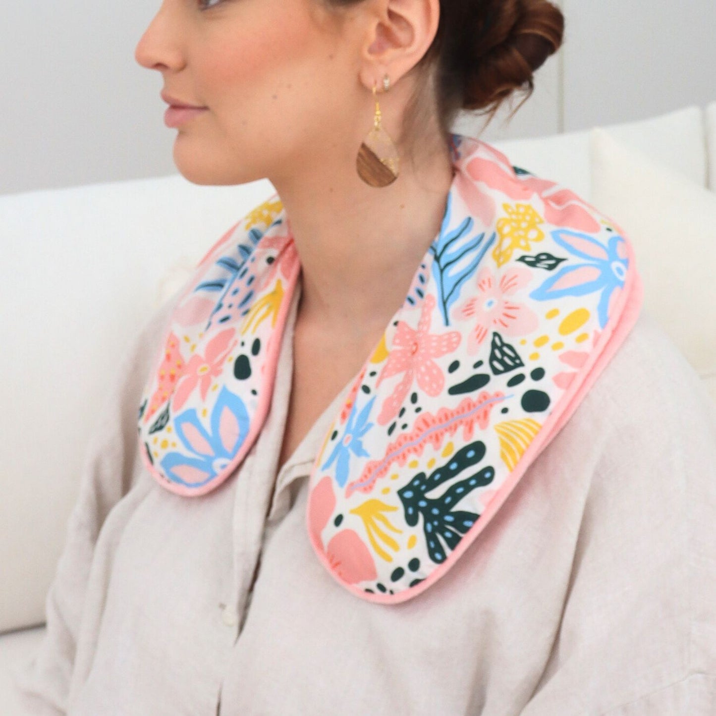 Wellness Neck Heat Pillow - Floral