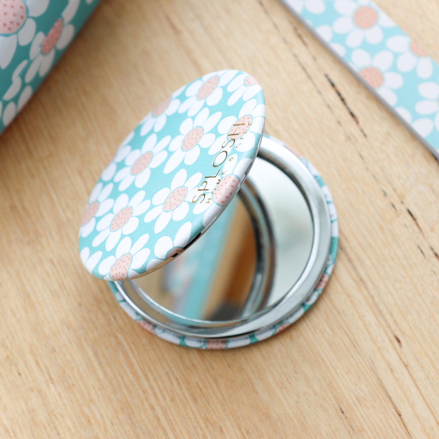 Handbag Accessories Compact Mirror - Daisy
