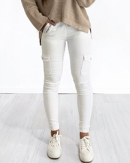 Jogger Jeans - WHITE