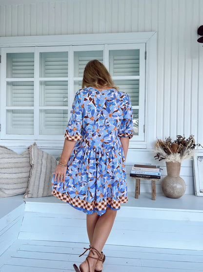 Isabella Mini Dress - Wild Orchid