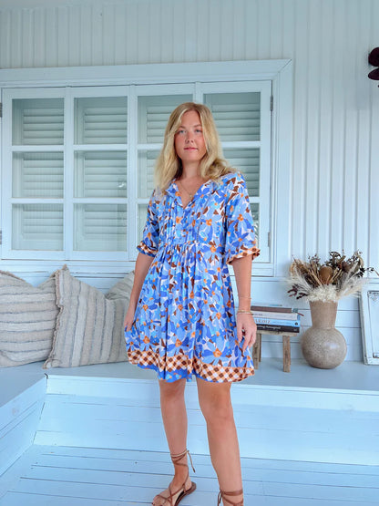 Isabella Mini Dress - Wild Orchid