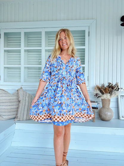 Isabella Mini Dress - Wild Orchid