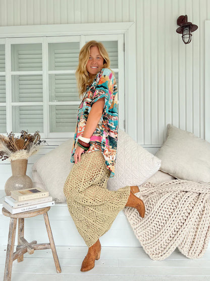 Lola Shirt - Rome Print