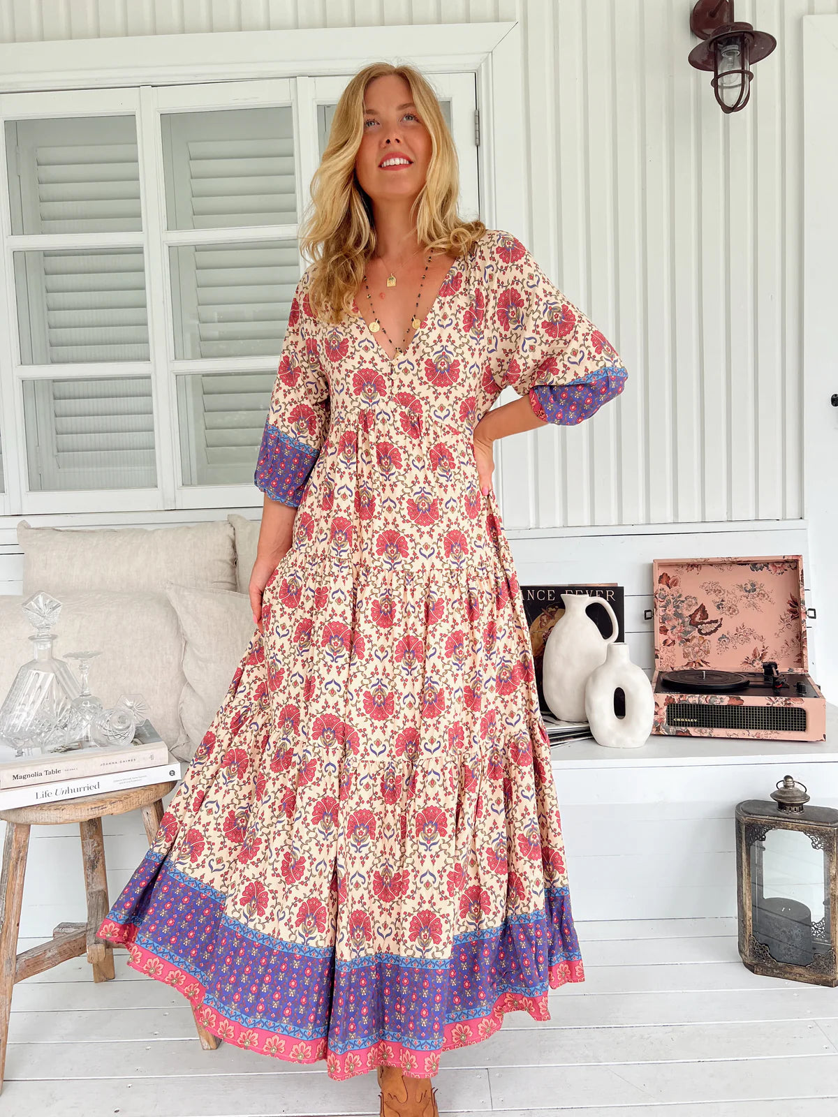 Mia Maxi Dress - Bohemia Print
