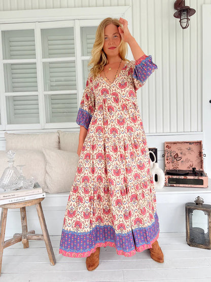 Mia Maxi Dress - Bohemia Print