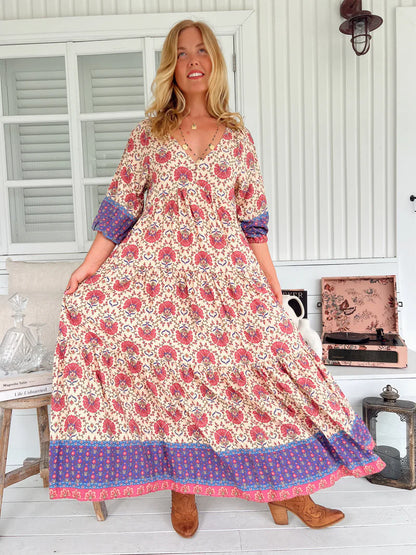 Mia Maxi Dress - Bohemia Print
