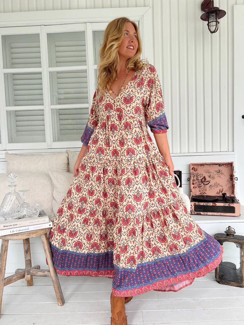 Mia Maxi Dress - Bohemia Print