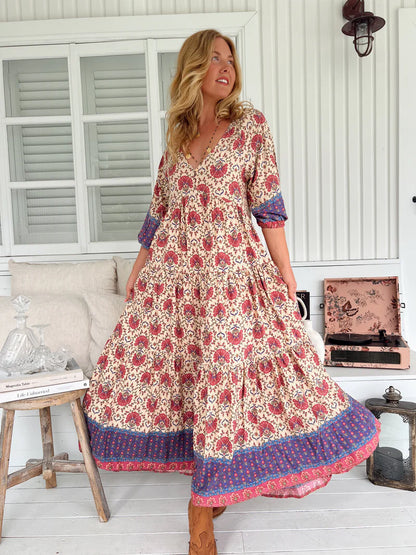 Mia Maxi Dress - Bohemia Print