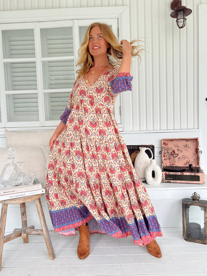 Mia Maxi Dress - Bohemia Print