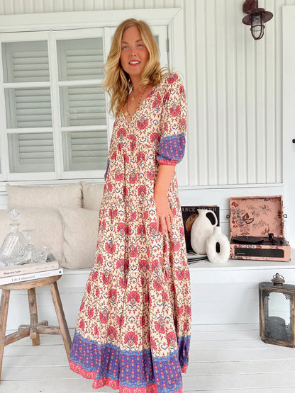 Mia Maxi Dress - Bohemia Print