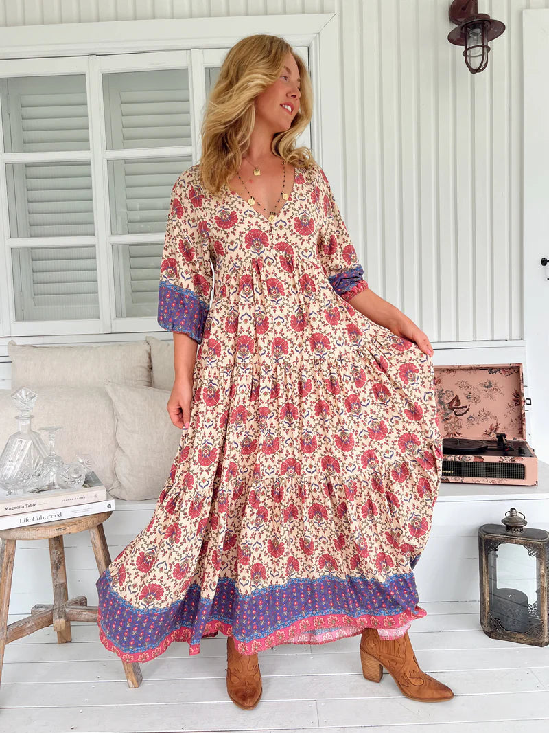 Mia Maxi Dress - Bohemia Print