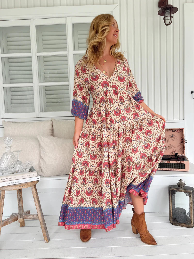 Mia Maxi Dress - Bohemia Print