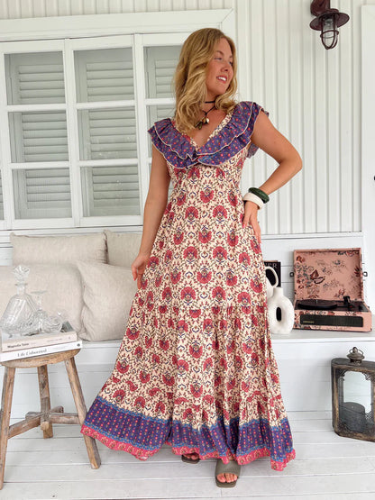 Ema Maxi Dress - Bohemia Print