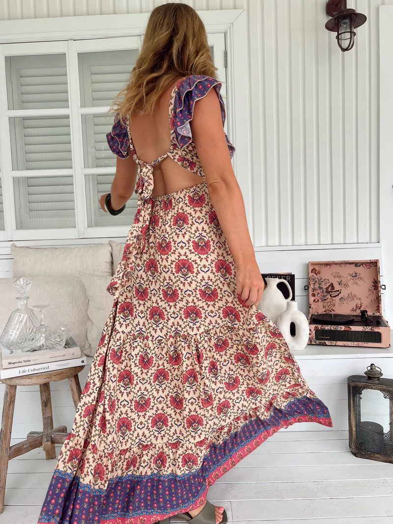 Ema Maxi Dress - Bohemia Print