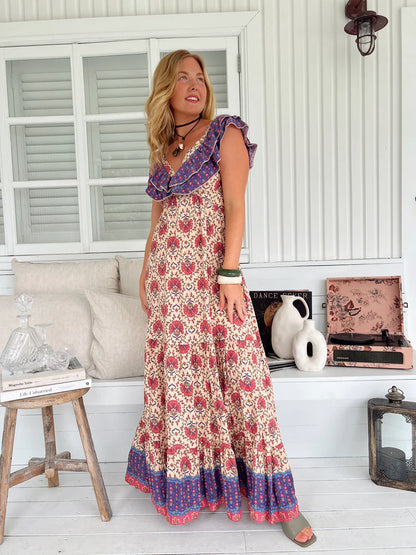 Ema Maxi Dress - Bohemia Print