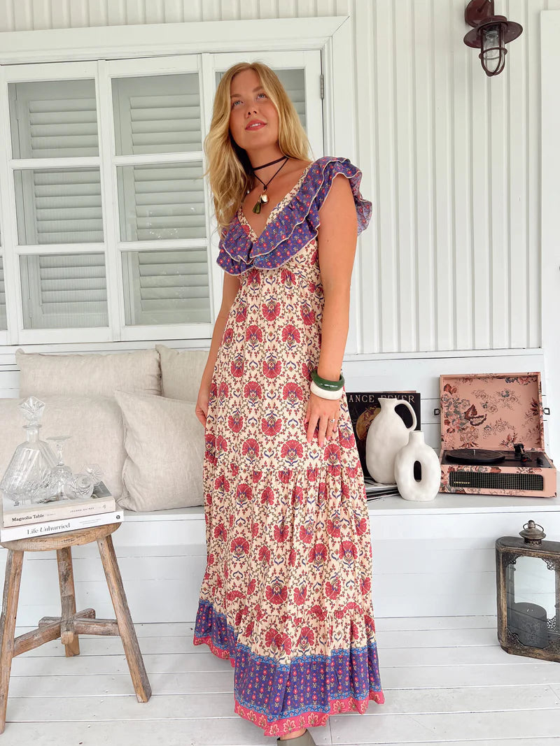 Ema Maxi Dress - Bohemia Print