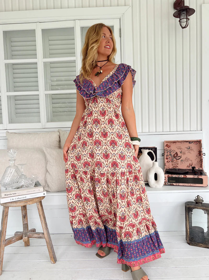 Ema Maxi Dress - Bohemia Print