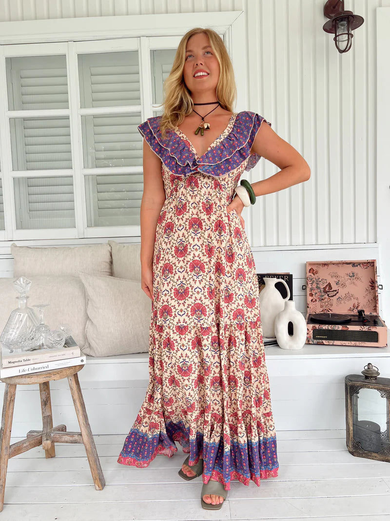 Ema Maxi Dress - Bohemia Print