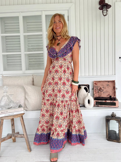 Ema Maxi Dress - Bohemia Print