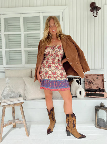 Tate Mini Dress - Bohemia Print