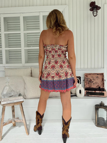 Tate Mini Dress - Bohemia Print