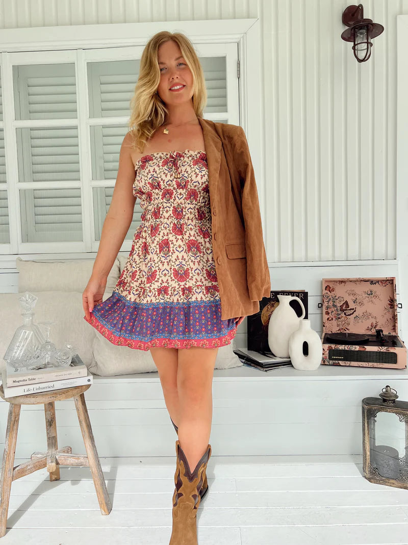 Tate Mini Dress - Bohemia Print
