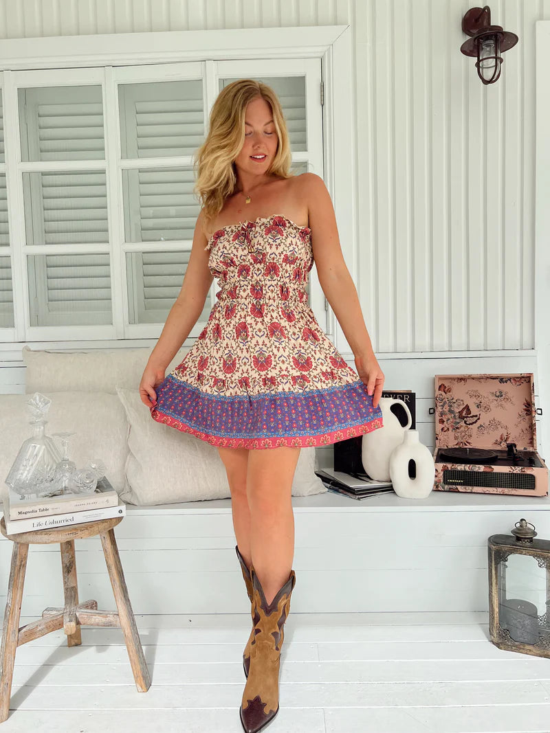 Tate Mini Dress - Bohemia Print