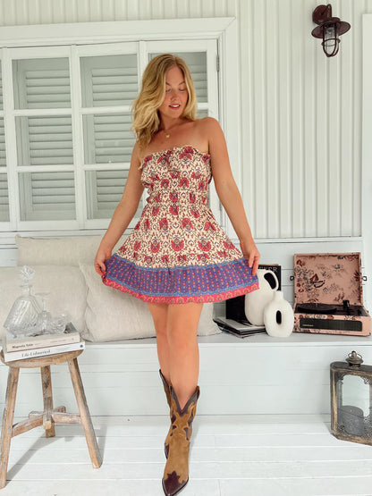 Tate Mini Dress - Bohemia Print