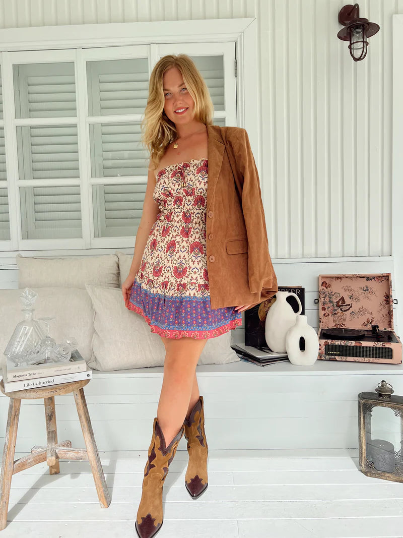 Tate Mini Dress - Bohemia Print