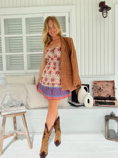 Tate Mini Dress - Bohemia Print