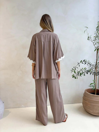 Tenea Button Up Top