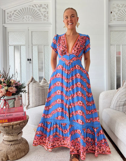 Tabitha Maxi Dress - Little Flowers
