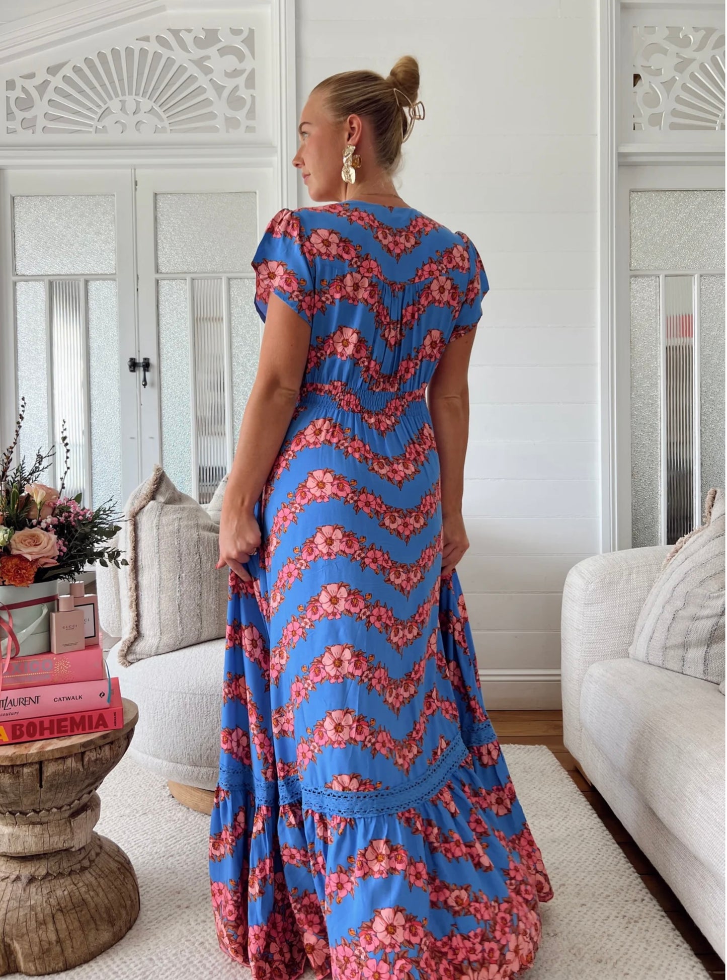Tabitha Maxi Dress - Little Flowers