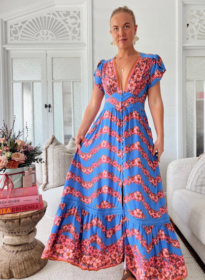 Tabitha Maxi Dress - Little Flowers